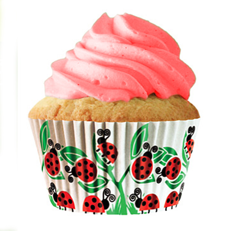 Ladybug Cupcake Baking Cups (32 per package) Ladybug Gift Store LLC