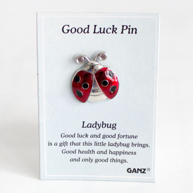 Ladybug Good Luck Pin