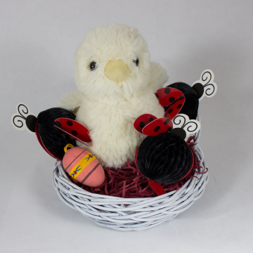 Chick and Ladybug Easter Basket