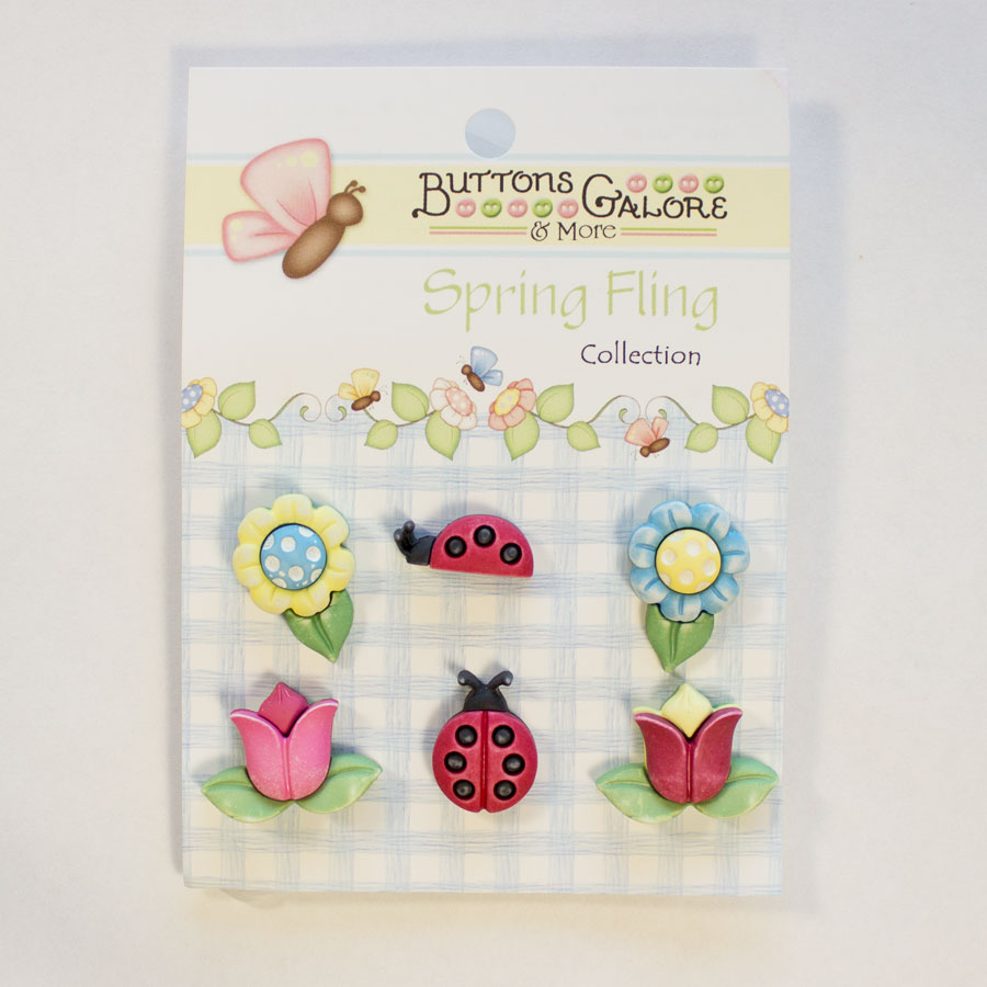 Ladybug Buttons Ladybug Buttons