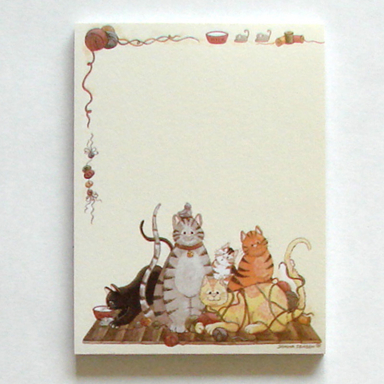 Cats Sticky Note Pad