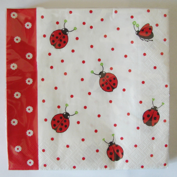 Ladybirds and Dots Luncheon Napkins (20 per pkg)