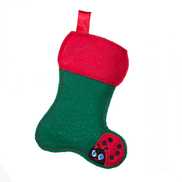 Ladybug Christmas Stocking